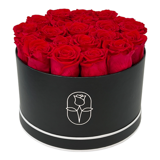 Classic Round Box Rose Collection | 20-27 Roses