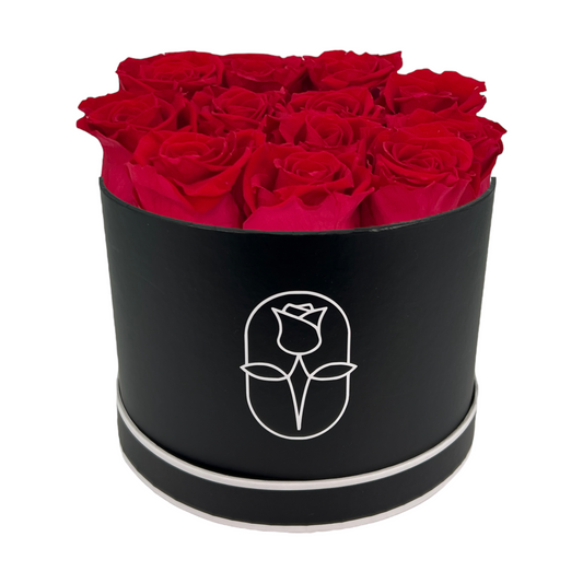 Classic Round Box Rose Collection | 12-14 Roses