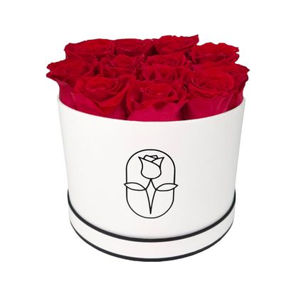 Classic Round Box Rose Collection | 12-14 Roses