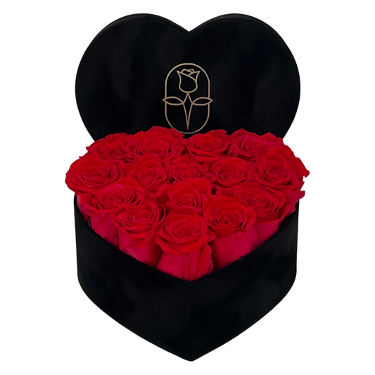 Velvet Heart Rose Box Collection | Large