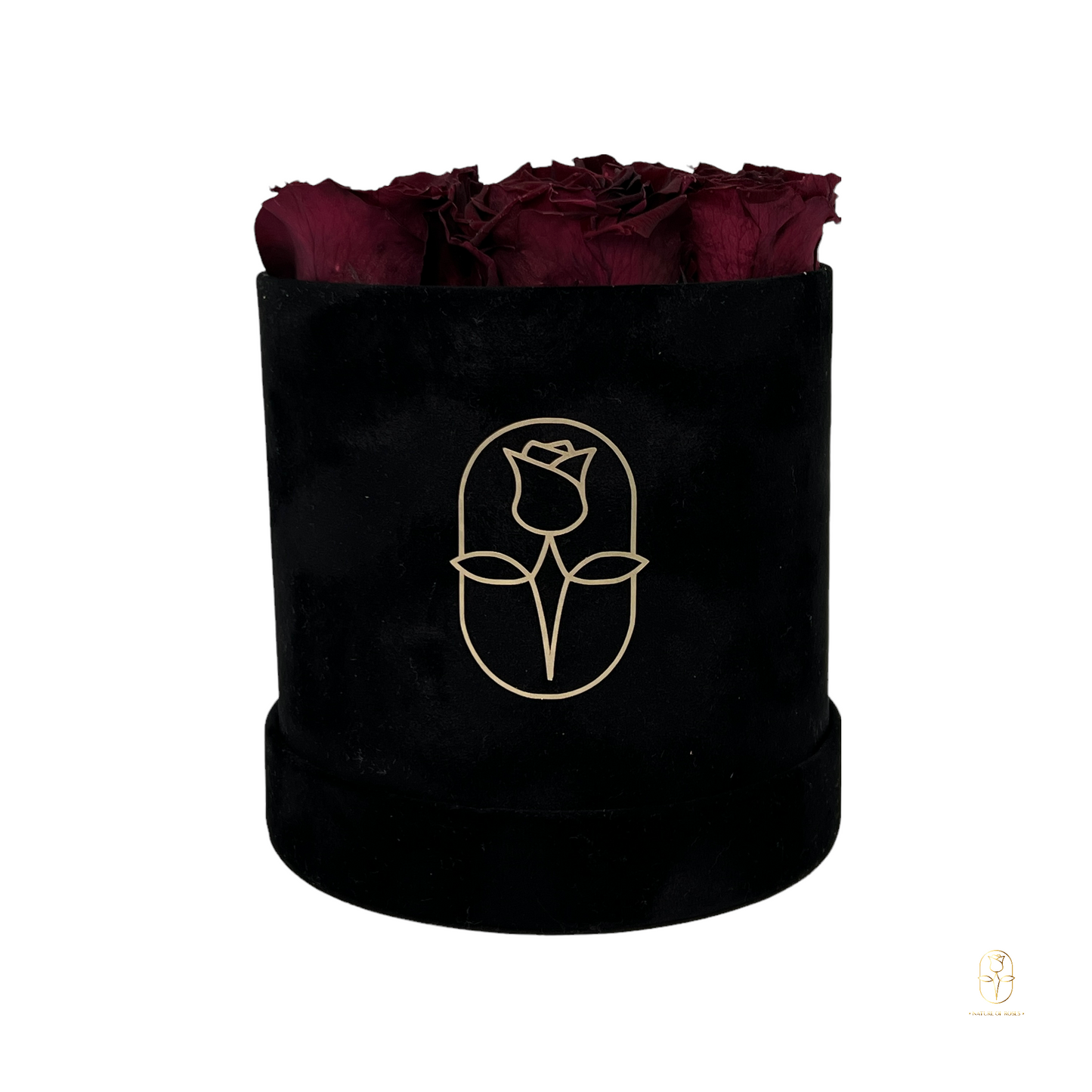 Velvet Round Eternal Rose Box Collection | Small